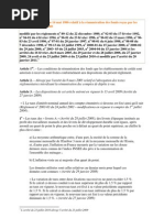 Les regles d'indexation du livret A