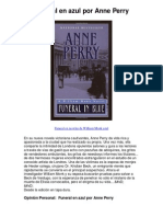 Funeral en Azul Por Anne Perry - 5 Estrellas Revisión