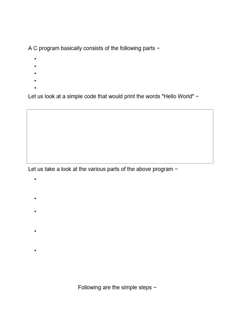 LPCC Basic Program Structure Of C PDF Lpcc basic program structure of c pdf