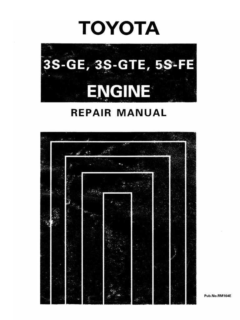 トヨタ　エンジン修理書　3S-GE 3S-GTE トヨタ 3S-GE 3S-GTE エンジン修理書 - メルカリ