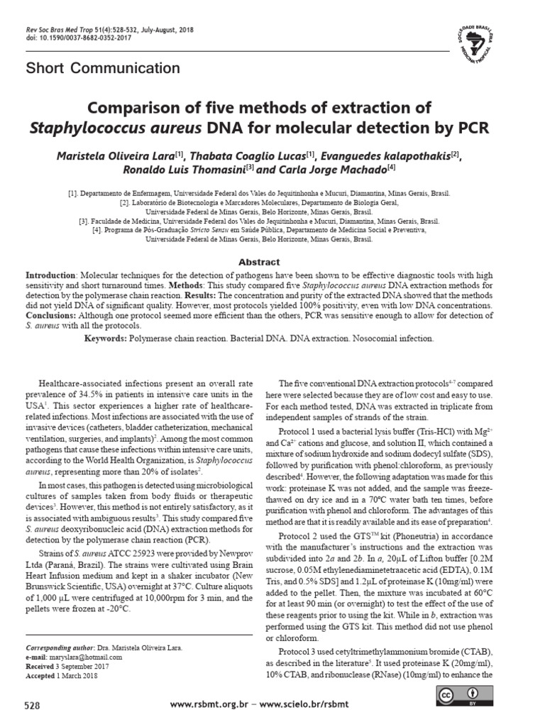 DnA Extraction | PDF