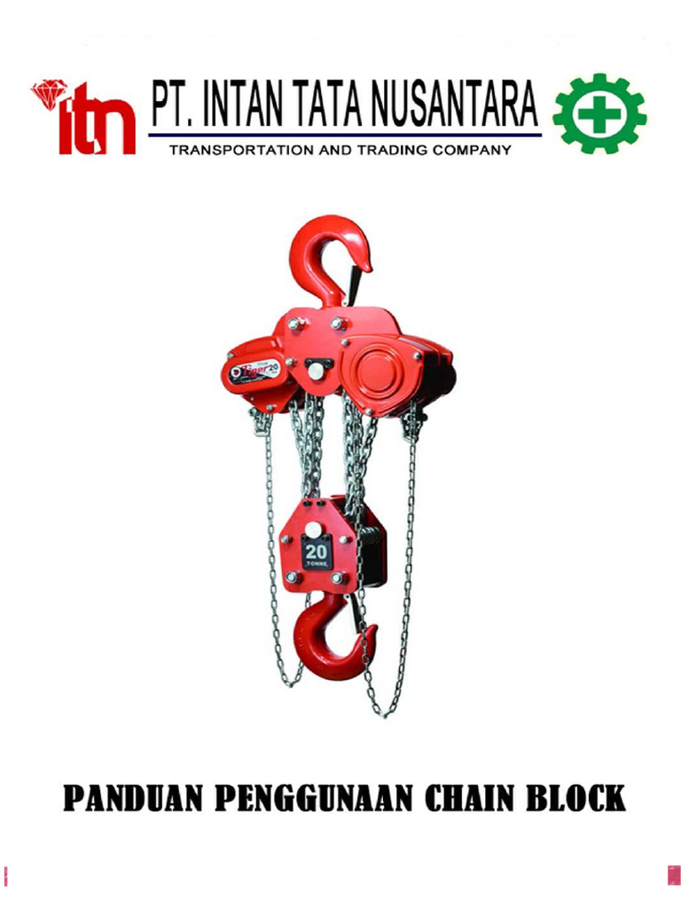 08 Prosedur Penggunaan Chain Block | PDF