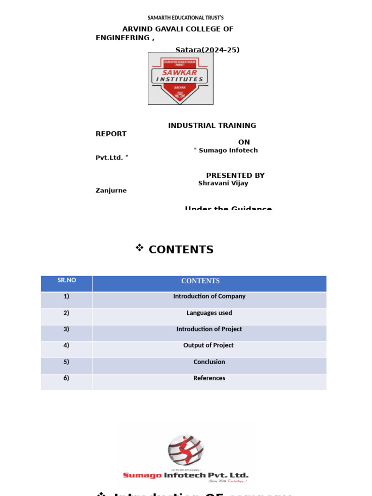 Shravani Presentation | PDF