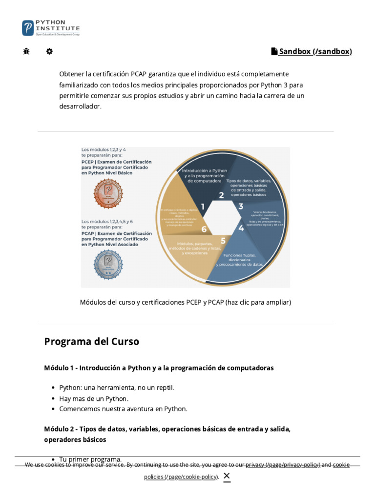 Edube Interactive - Fundamentos de Programación en Python - Programa ...