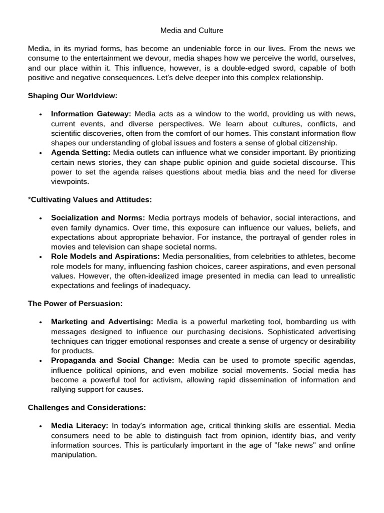 Media and culture pdf social media politics