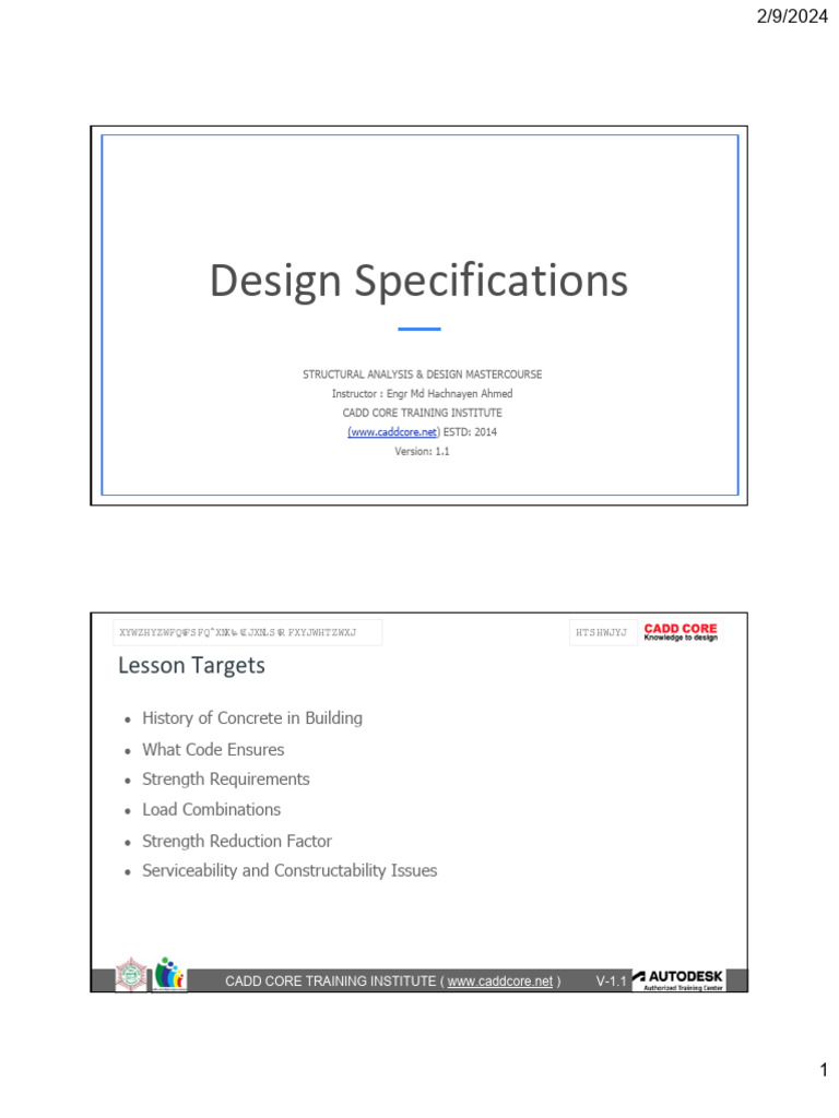 CLASS-09 - Design Specification V1 | PDF