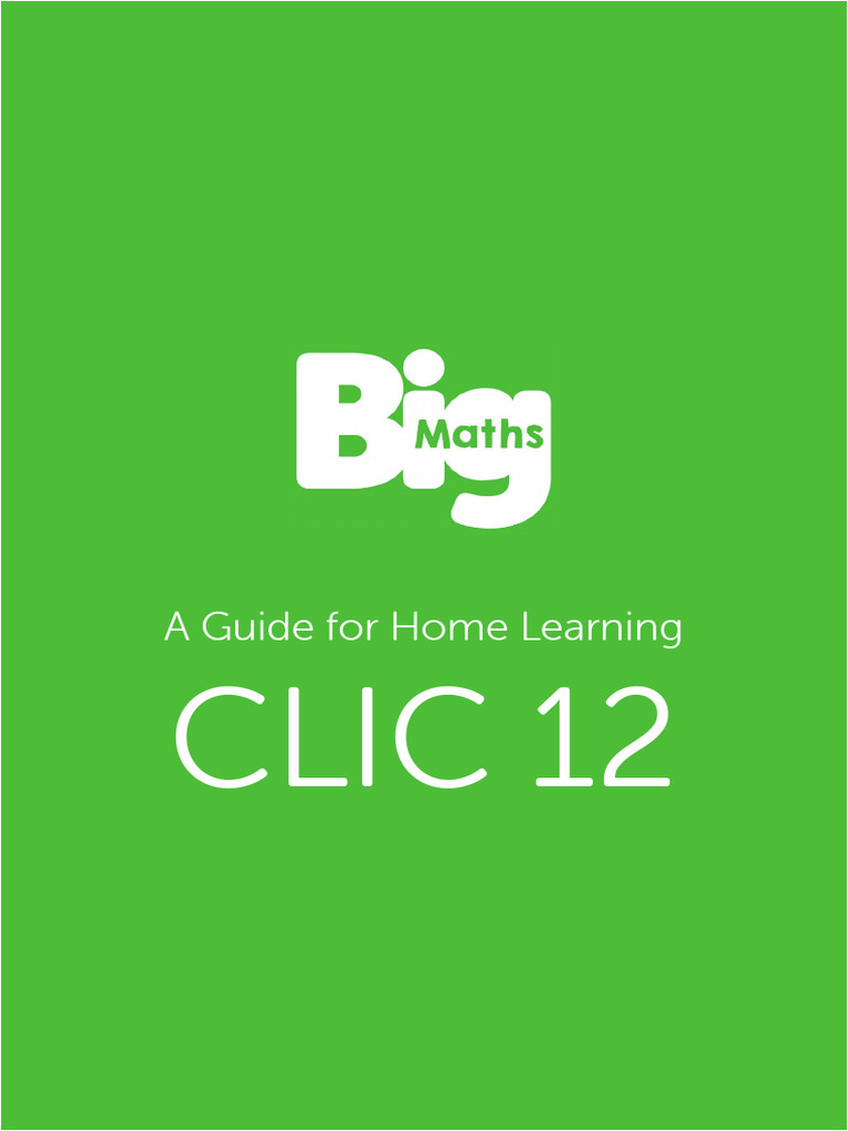 Clic 12 Parent Pack | PDF