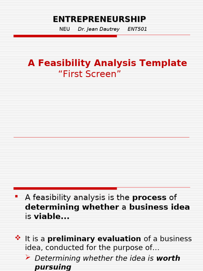 3b Feasibility Analysis | PDF | Entrepreneurship | Career & Growth