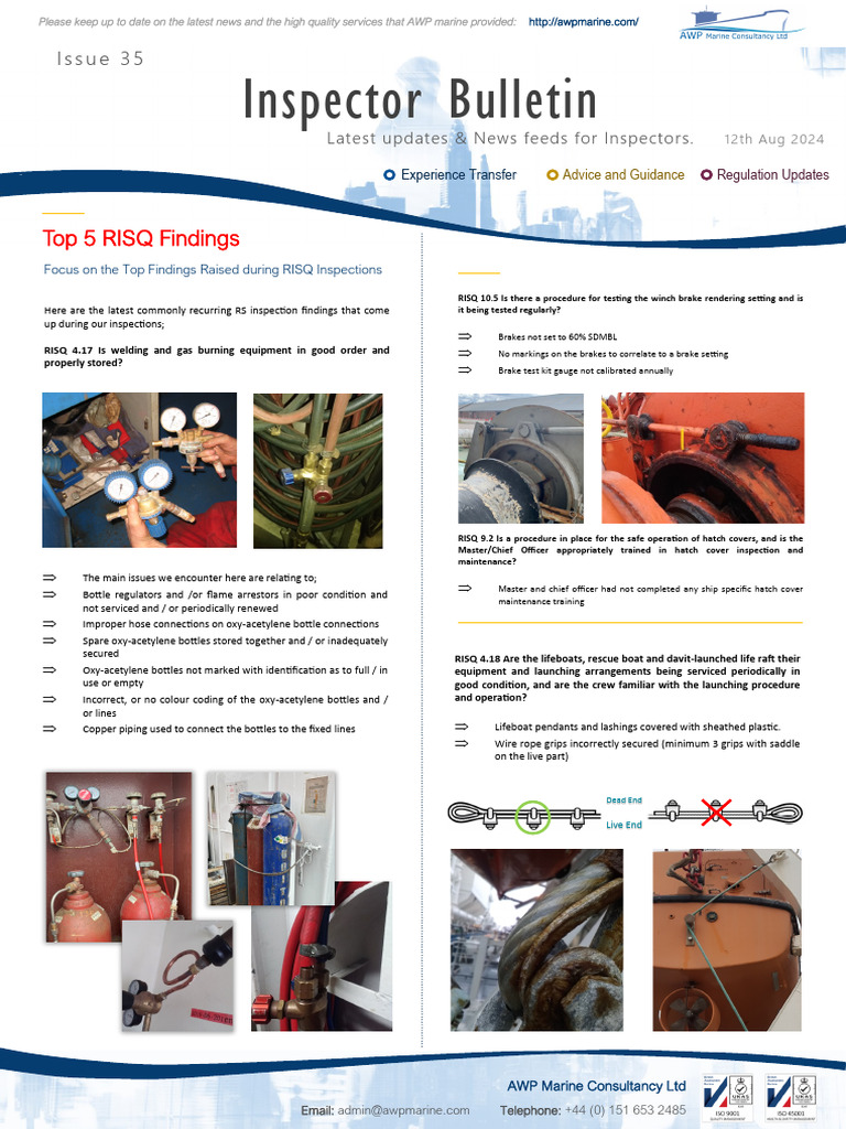 Issue 35 Inspectors Newsletter | PDF