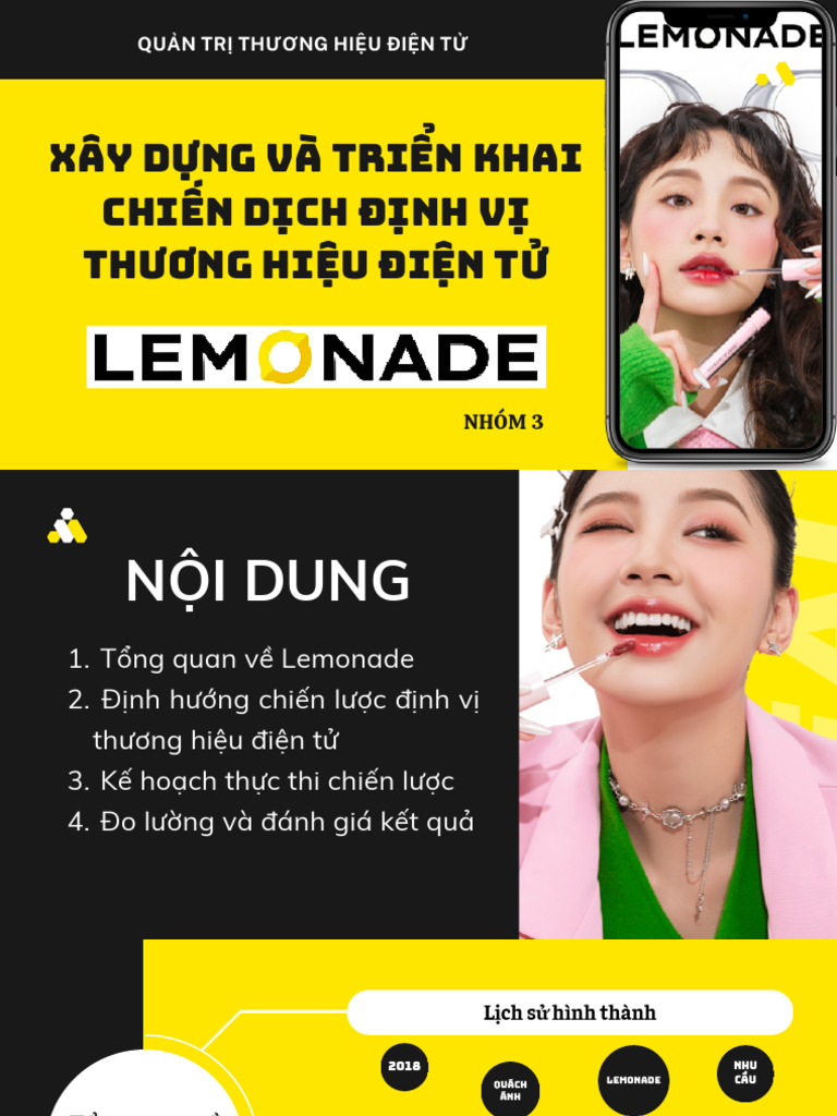 Lemonade brand positioning campaign pdf