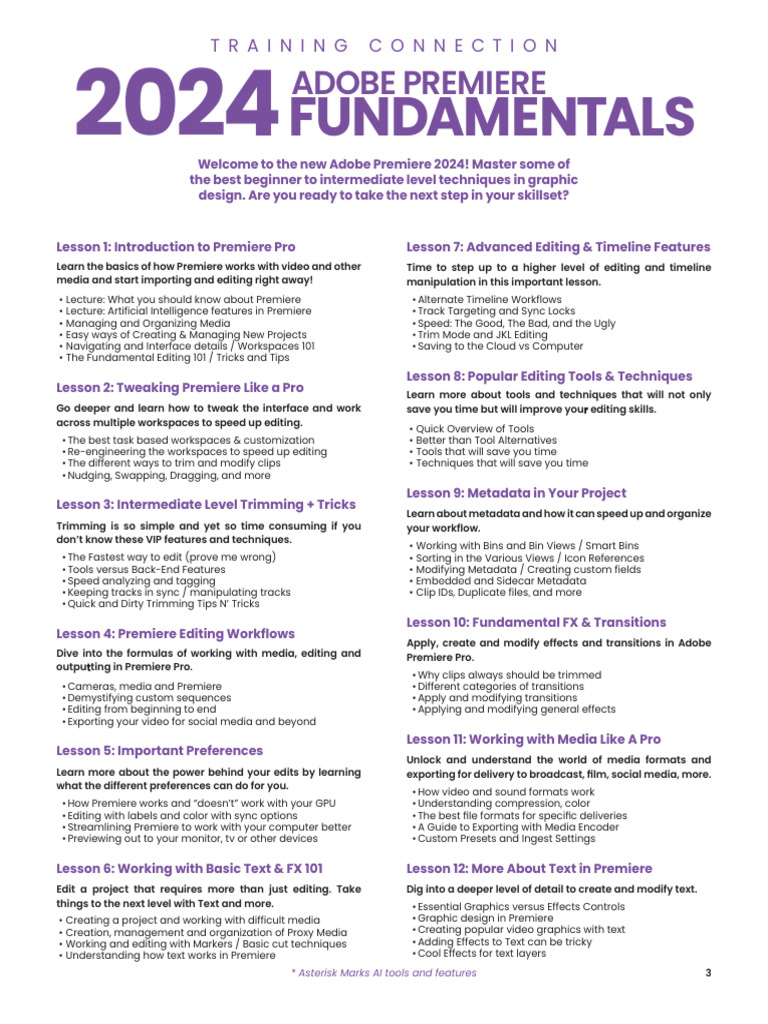 Premiere Pro Fundamentals | PDF