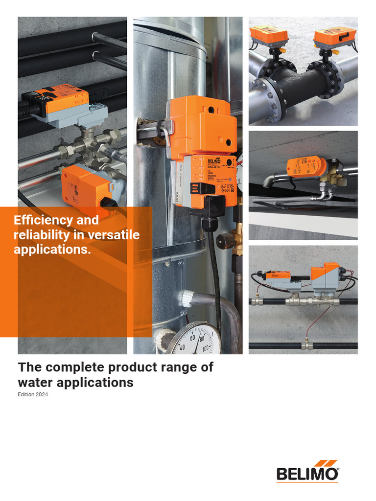 Belimo Water Applications Technical Brochure en GB | PDF