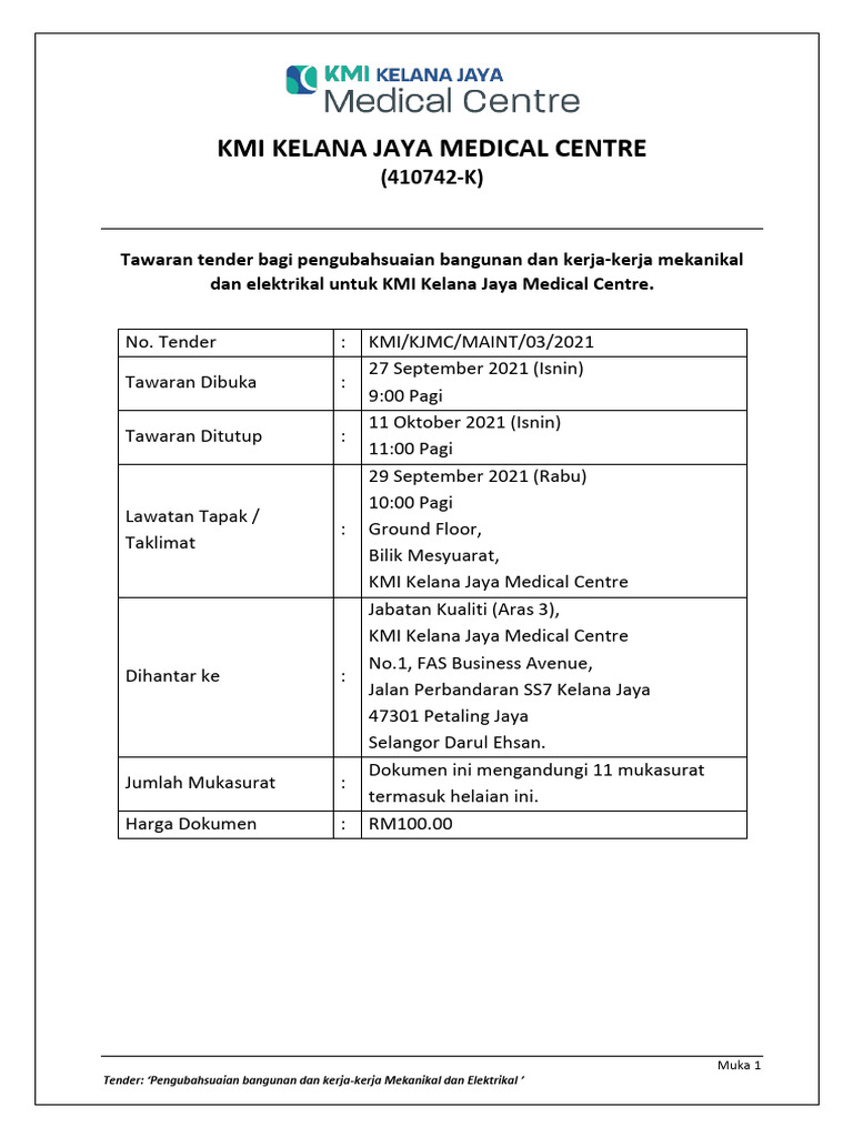 Picture of Tender for Building Renovation | PDF