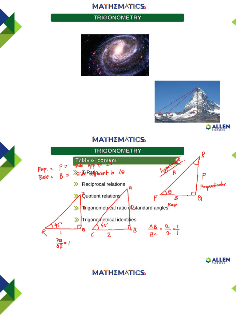 Introduction To Trignometry - 4 | PDF