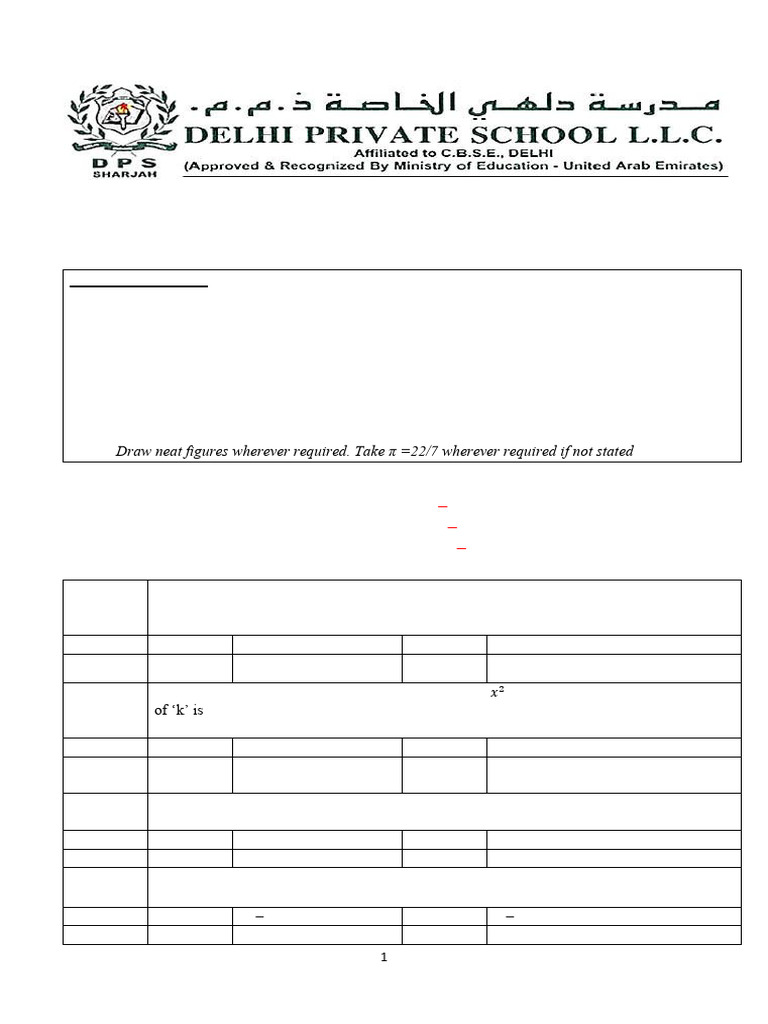 First Term Sample Paper Gr10 | PDF