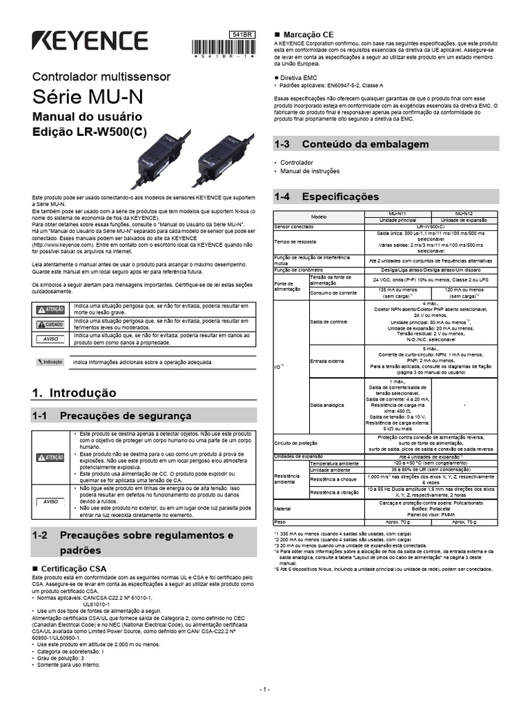Controlador LR W500 | PDF