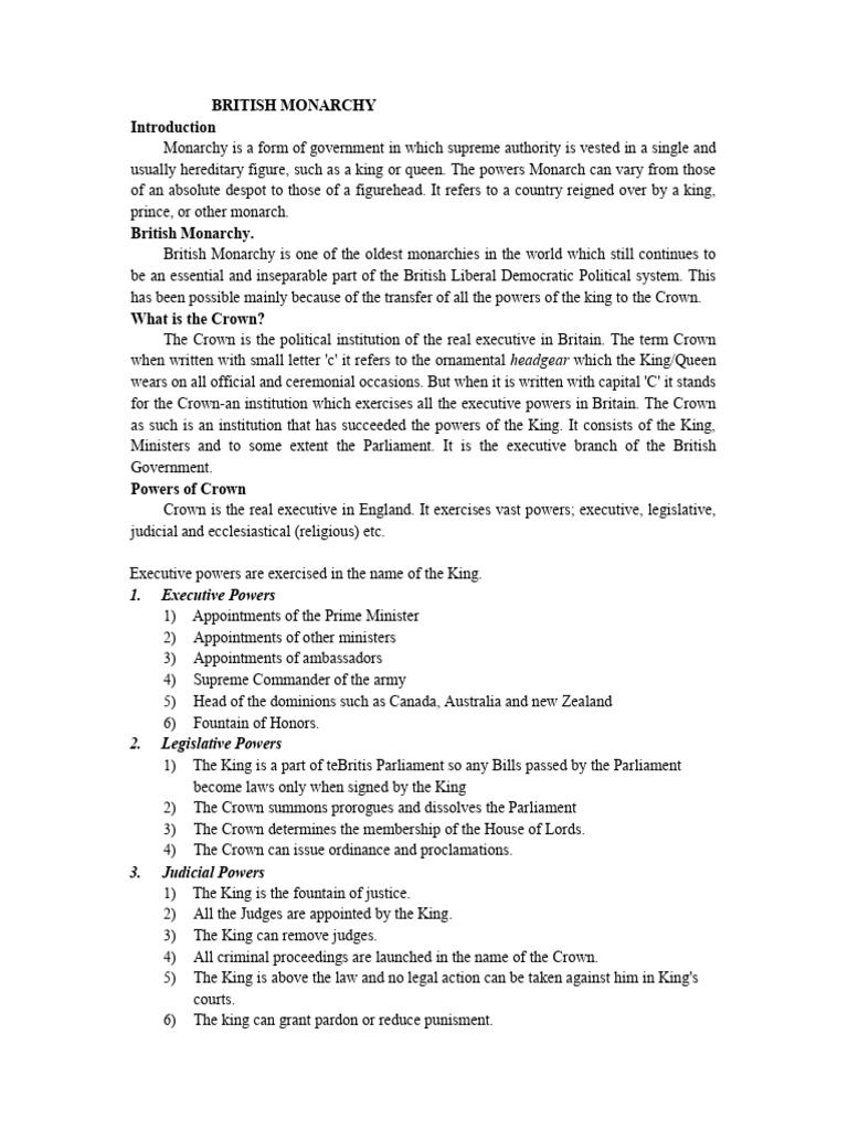 1.2. British (Monarchy) | PDF