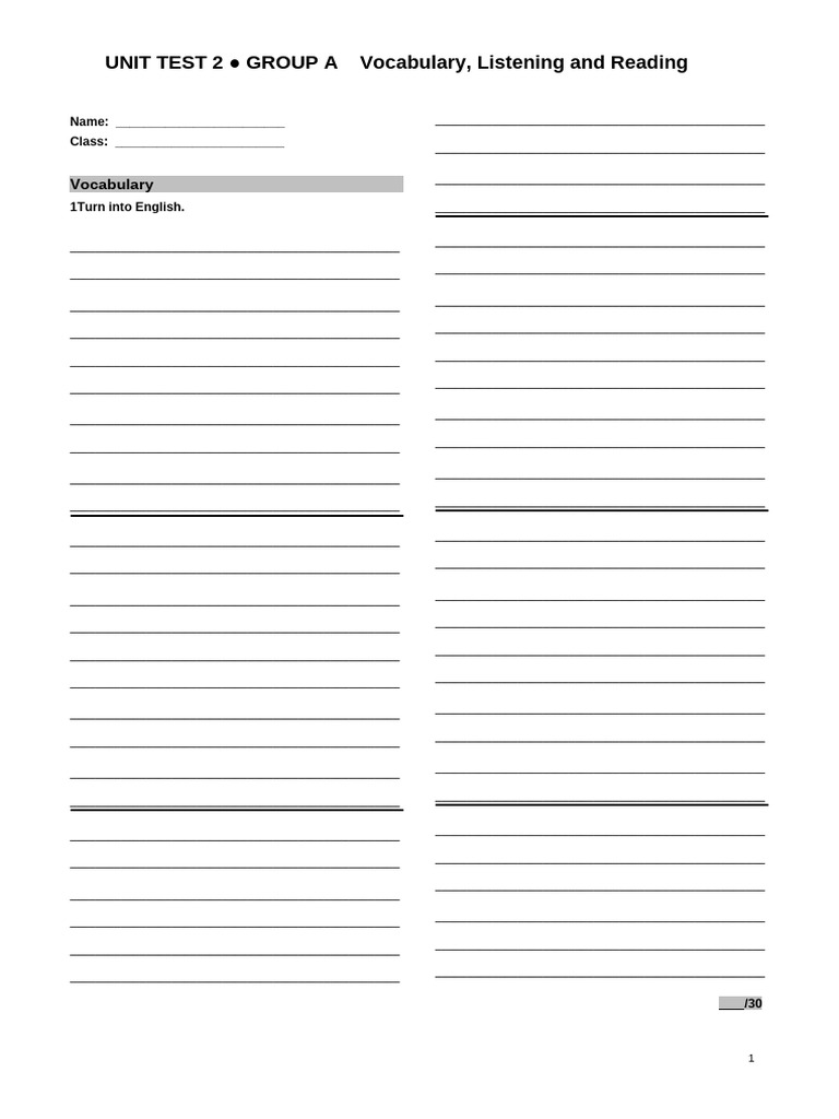 Unit 2 DLR 2A | PDF