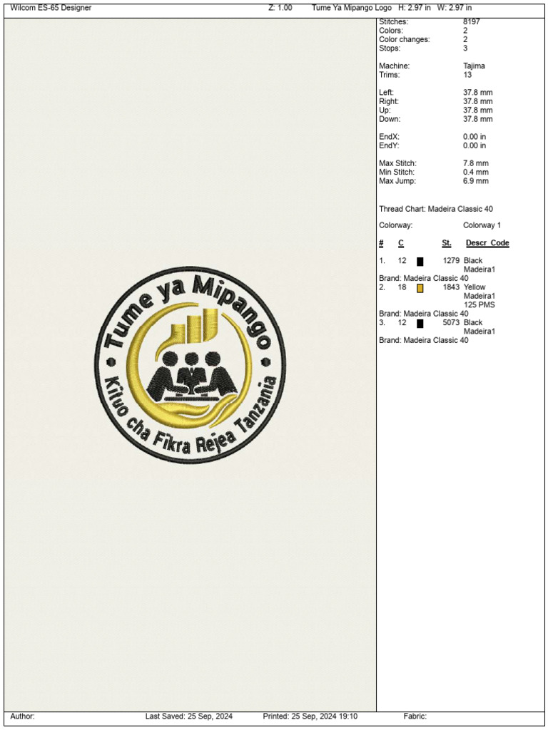 Tume Ya Mipango Logo | PDF
