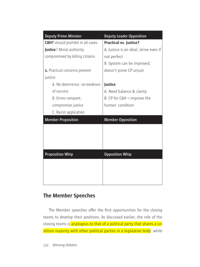 Member Speech | PDF