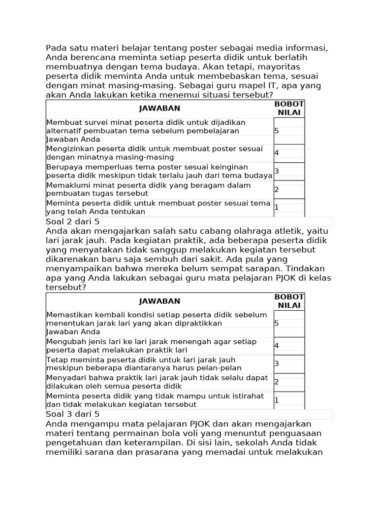 Post Test | PDF