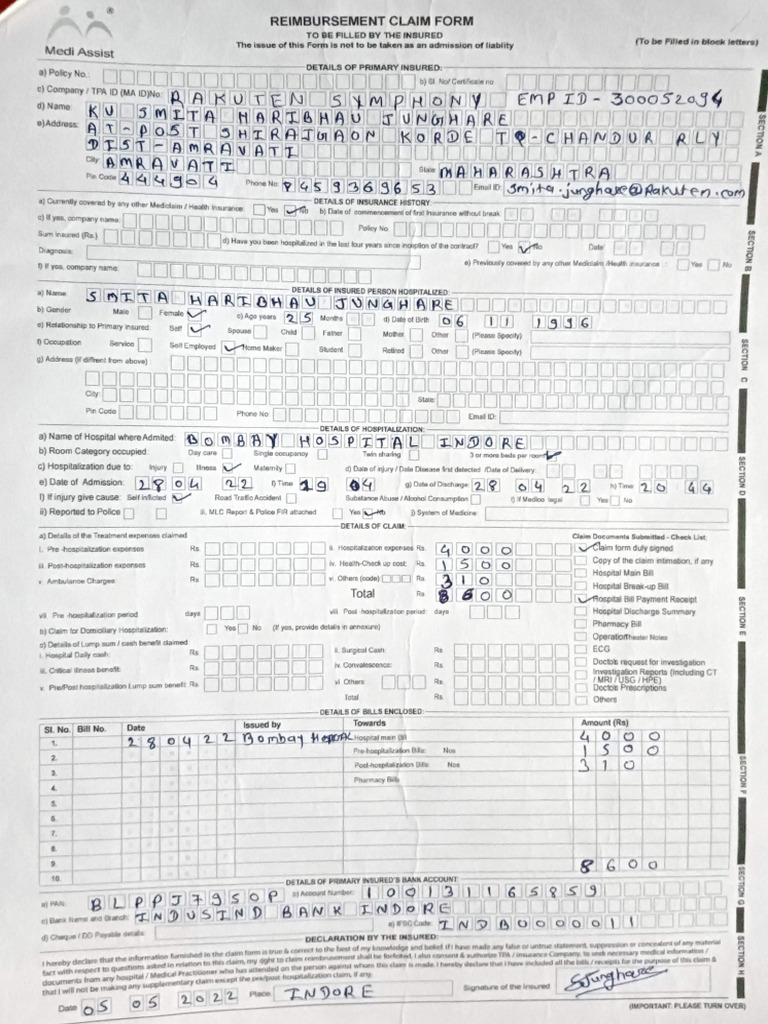 Claim Form Updated | PDF