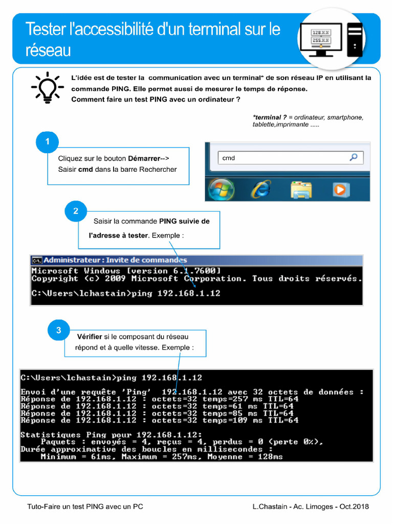 EX3 - Tuto-testPING-ordi - NUMERIC | PDF
