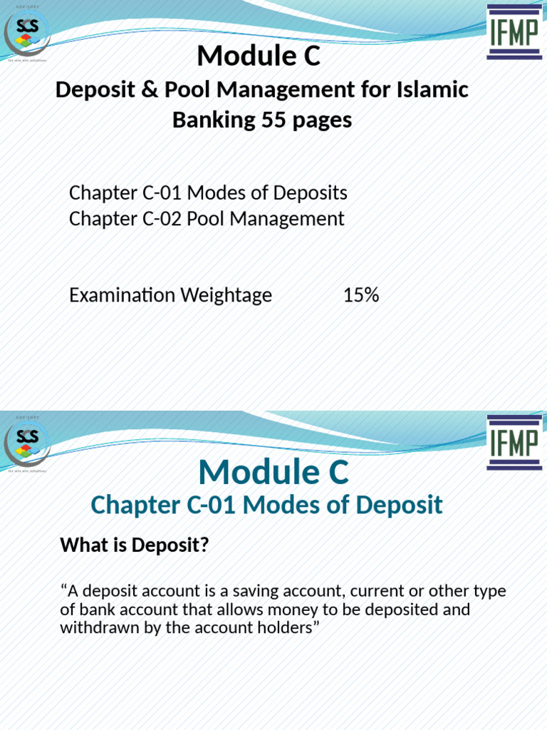 Islamic Banking Deposit Guide | PDF | Banks | Islamic Banking And Finance
