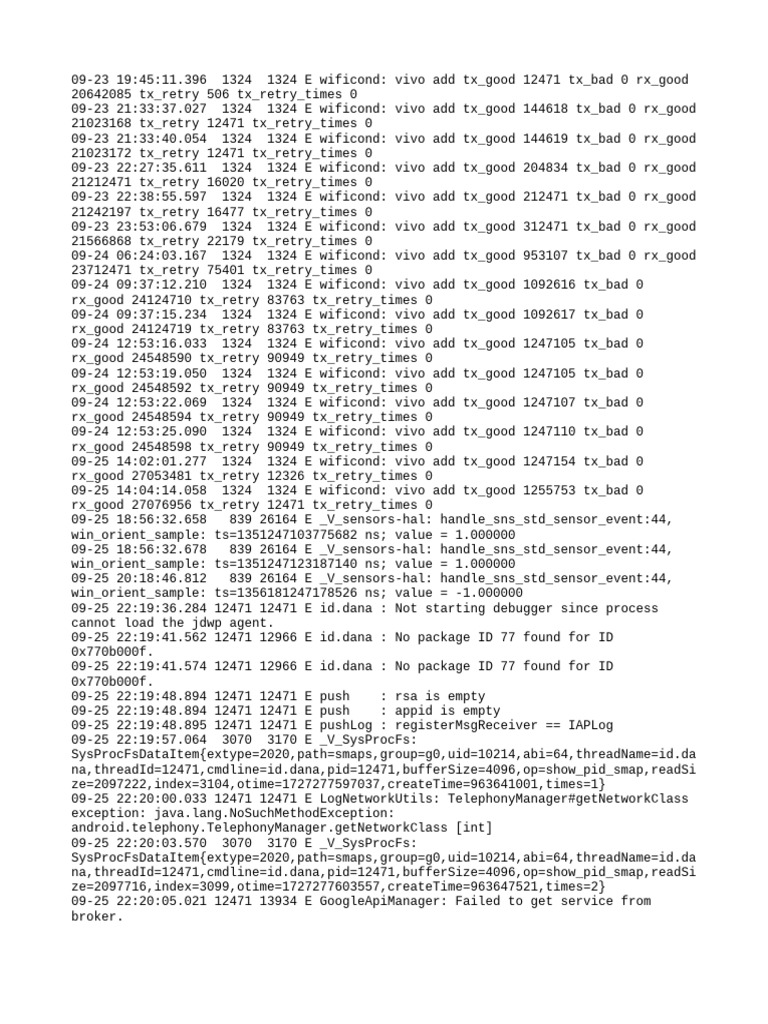 Log pdf