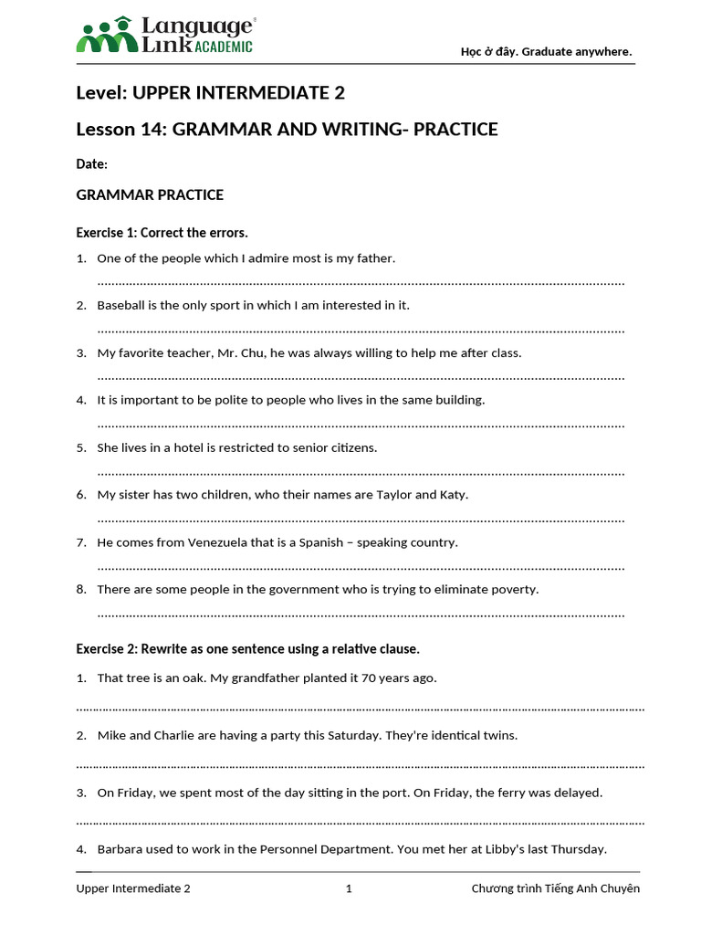 UI2 - Lesson 14 - Class Worksheet | PDF