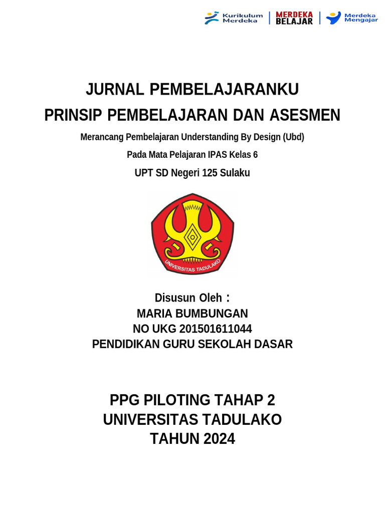 Jurnal Pembelajaran 1 | PDF