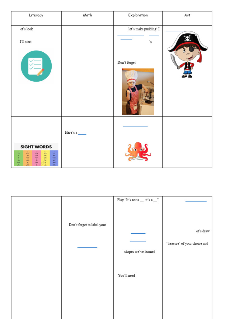 Fun Learning Activities for Kids | PDF
