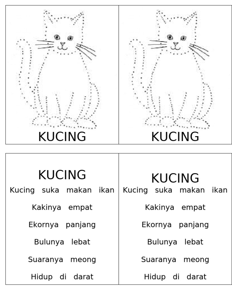 Menebalkan Gambar Kucing untuk Anak | PDF | Cooking, Food & Wine | Art