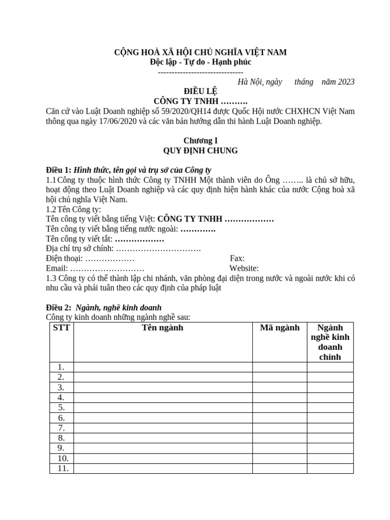 2 Dieu le mau TNHH 1TV PDF