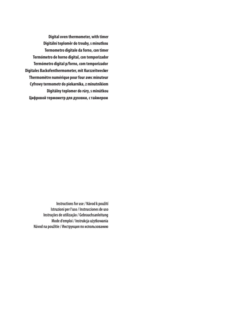 Manual Accuma Thermometer | PDF