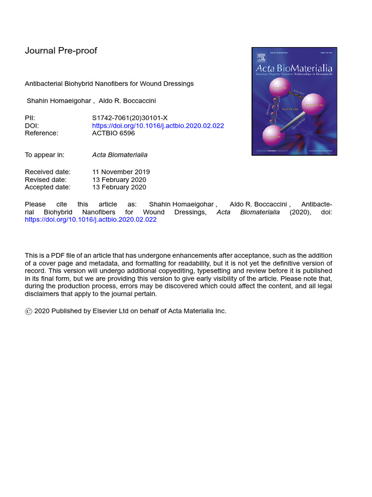 J Actbio 2020 02 022 | PDF