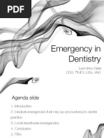Emergency in Dentistry