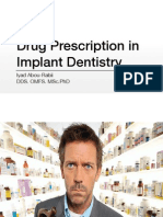 Drug Prescription in Dentistry