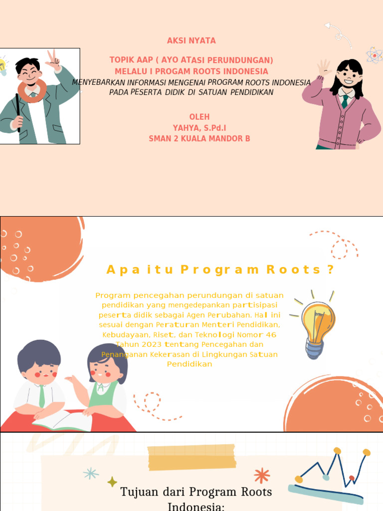 Ayo Atasi Perundungan Melalui Program Roots Indonesia | PDF