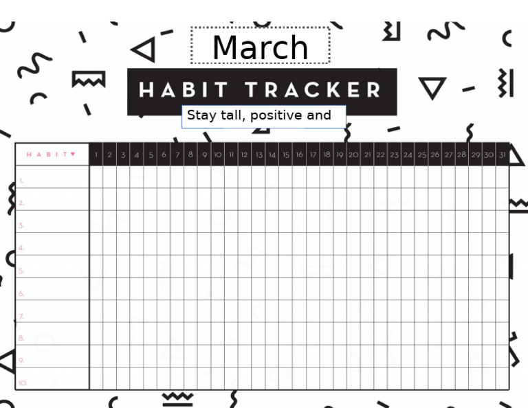 BLOGILATES HabitTracker | PDF