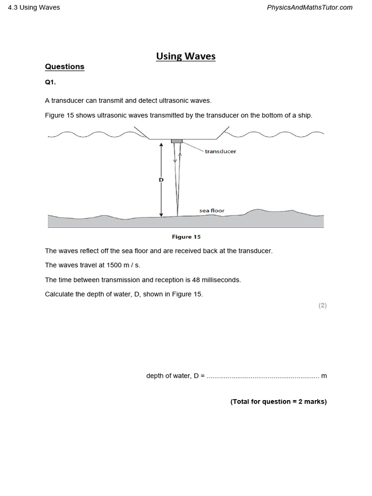 4.3 Using Waves | PDF