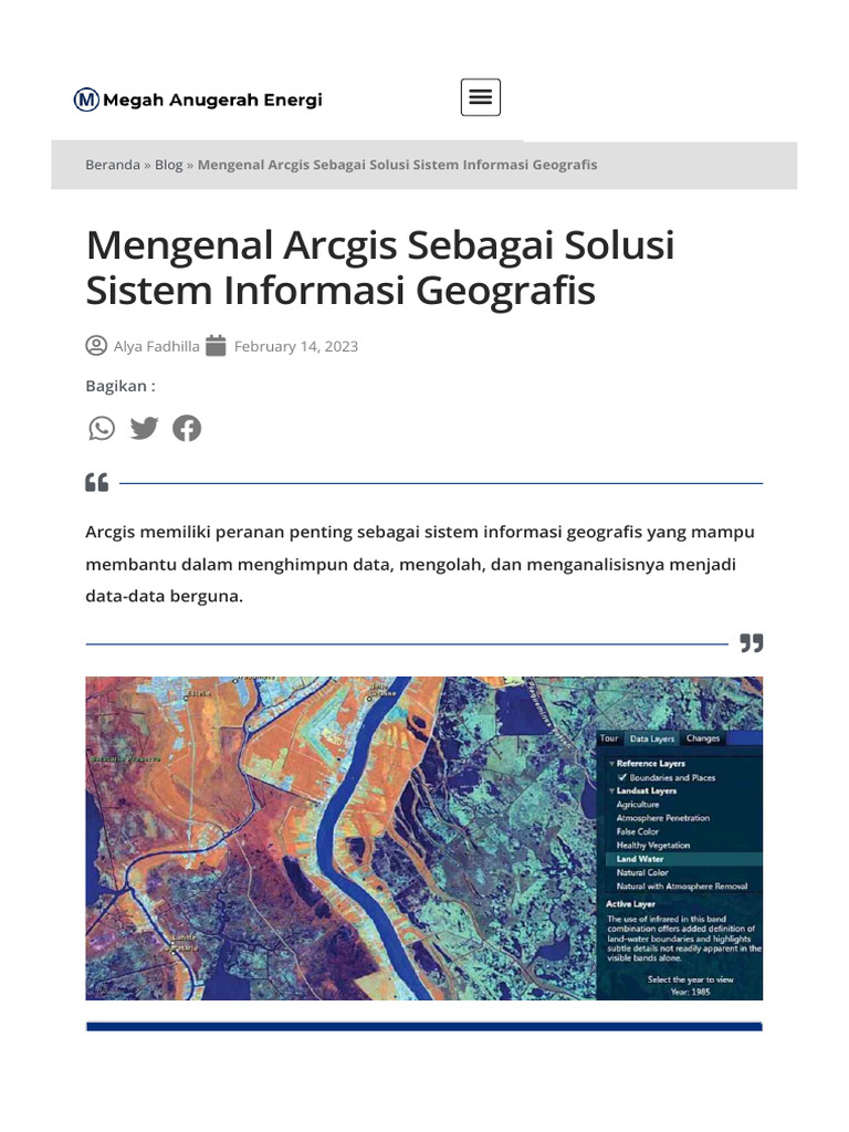 Arcgis - Fungsi, Komponen, Fitur, Dan Jenis-Jenisnya | PDF