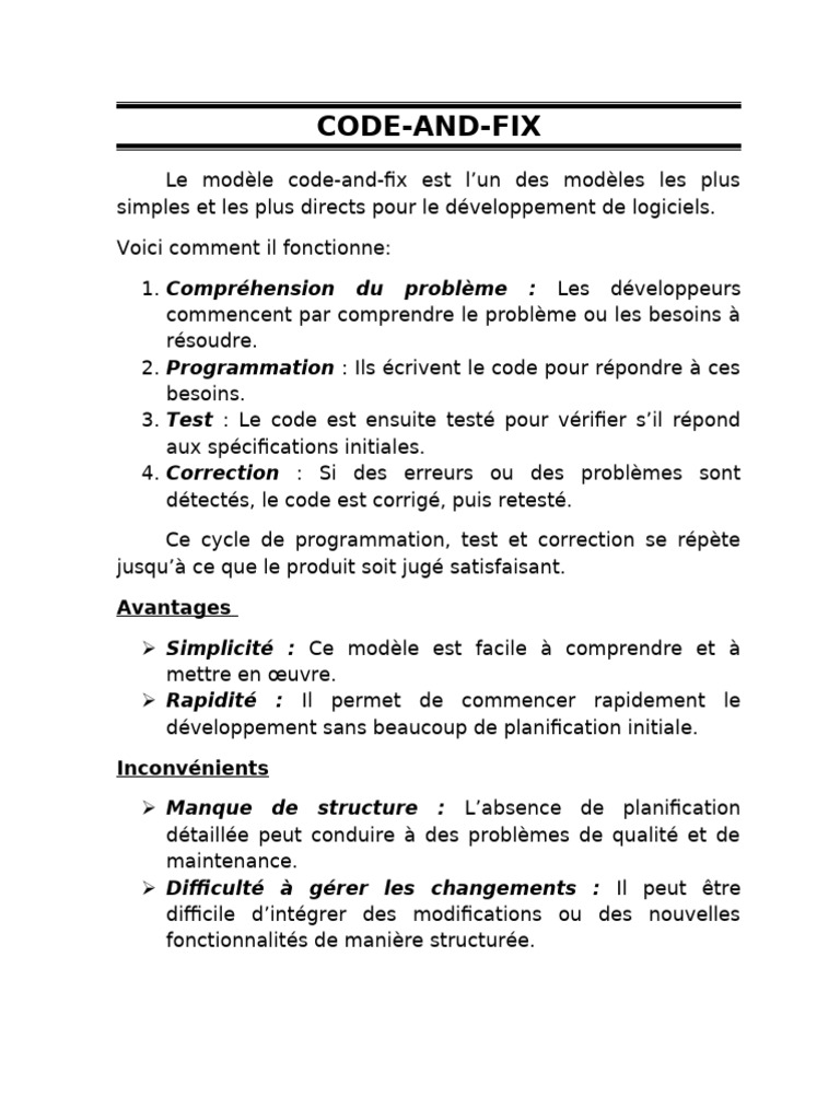 Le Modèle Code - WPS Office | PDF