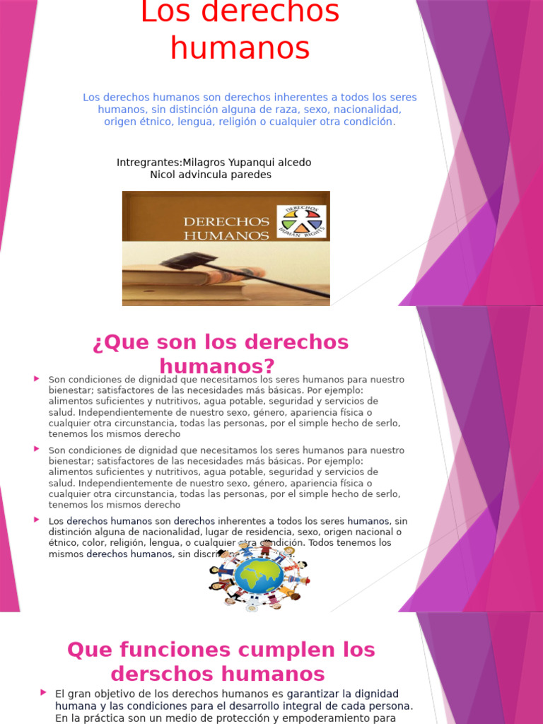 Los Derechos Humanos | PDF | Derechos humanos | Ciencias sociales