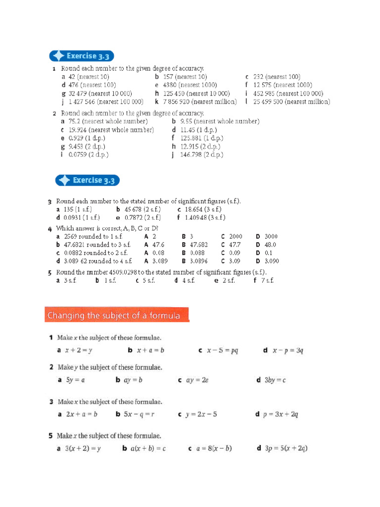 1361872rounding and Standard Form | PDF