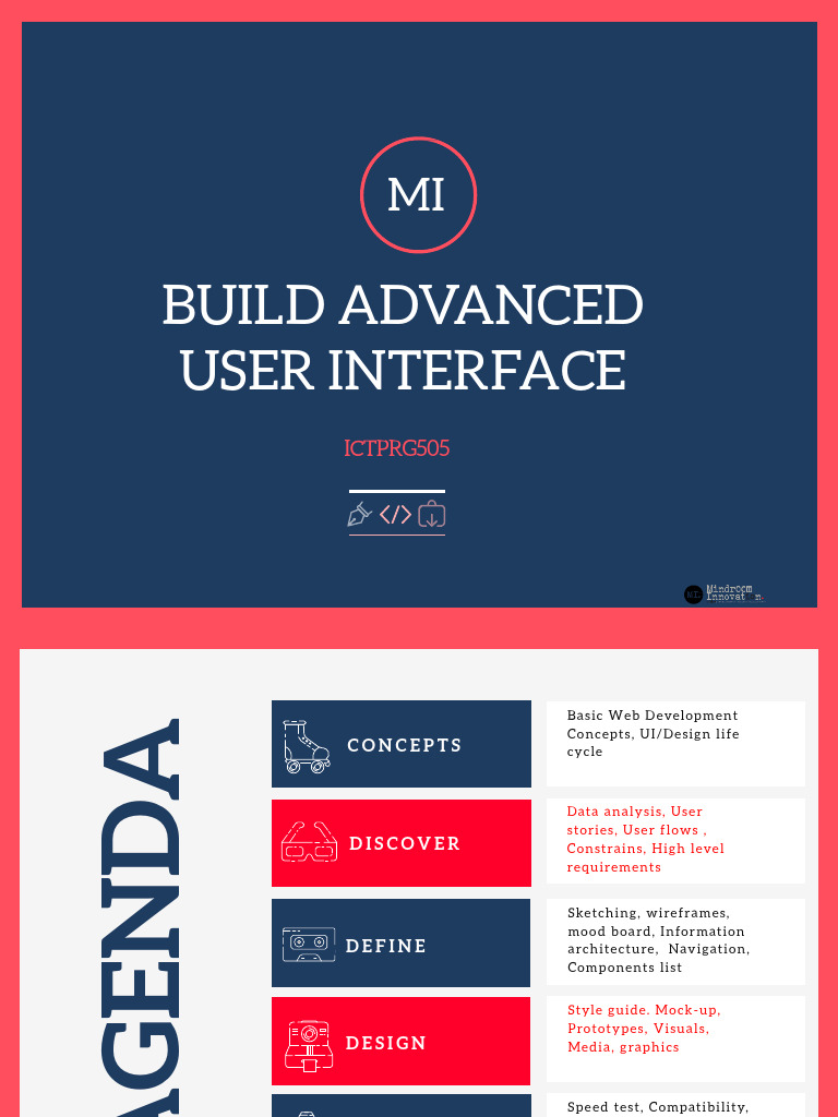 Build Advanced User Interface: ICTPRG505 | PDF