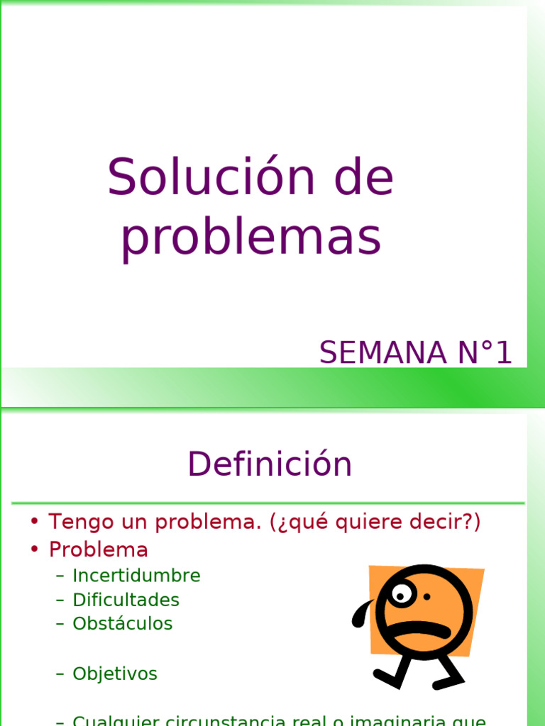 Solucin de Problemas Clase 1 | PDF