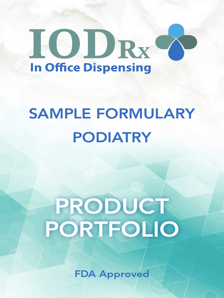 Product Presentation Podiatry - IOD - 1JN22-DIGITAL | PDF | Topical ...