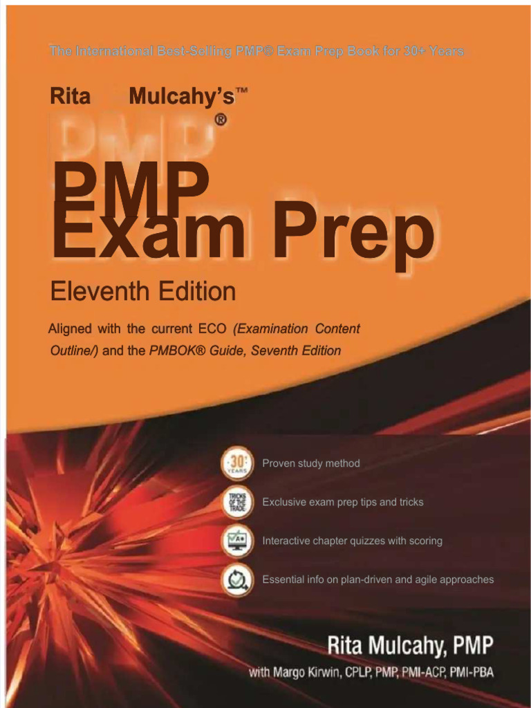 PMP Exam Prep 2023 11th Edition Rita Mulcahy PMP With Margo Kirwin