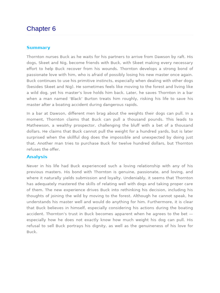 Chapter 6 & 7 | PDF